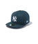 ニューエラ（NEW ERA）帽子 59FIFTY ニューヨーク・ヤンキース ダークグリーン×ホワイト 13562239 MLB 帽子