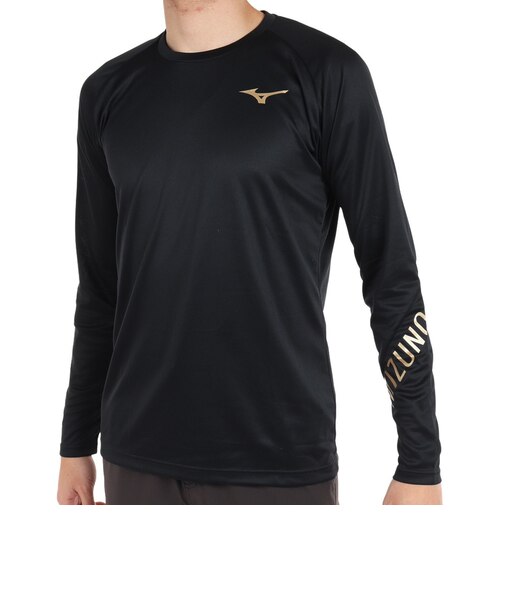 ミズノ（MIZUNO）バレーボールウェア Basic プラクティスシャツ 長袖 V2MA253395