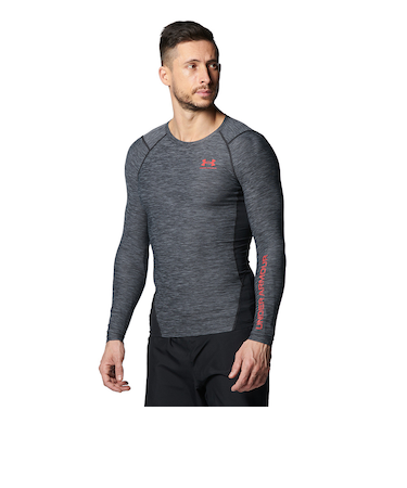 アンダーアーマー（UNDER ARMOUR）長袖 UA ヒートギア(夏向け) ロングスリーブ ノベルティ 1378352 035