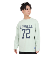 ラッセル（RUSSELL）COTTON USA 長袖Tシャツ RBM23ES0001 MINT