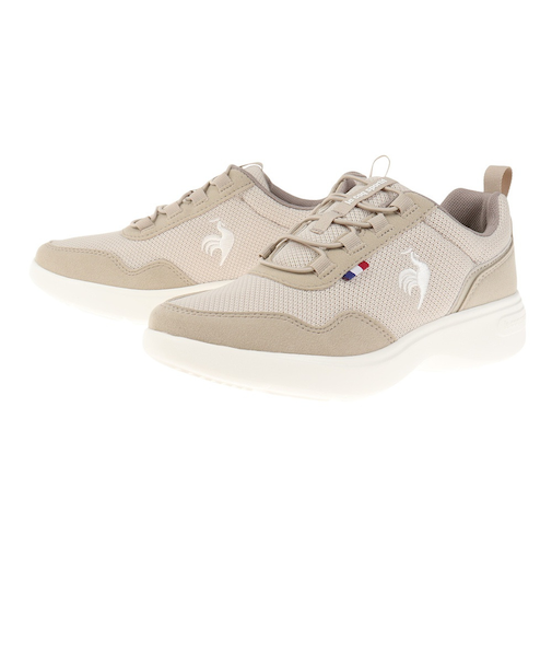ルコックスポルティフ（lecoqsportif）スニーカー ラ ローヌ ベージュ QL3VJC05ER スポーツ シューズ 3E相当 消臭 軽量 厚底 日常履…