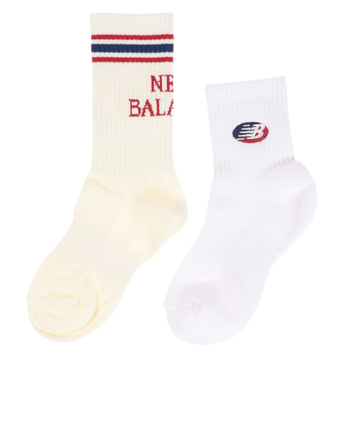 ニューバランス（new balance）アンクル & ミドル 2足組ソックス LAS32462AS1