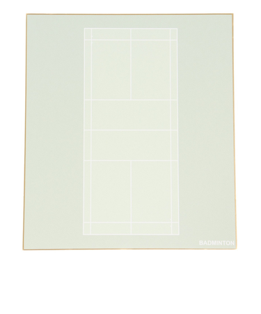 バドミントン色紙 コート柄 KZ006BAD00001