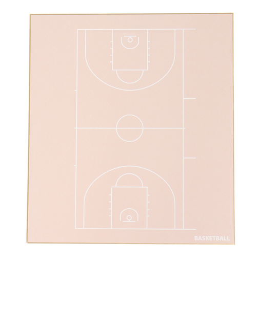 バスケットボール色紙 コート柄 KZ006BSK00001
