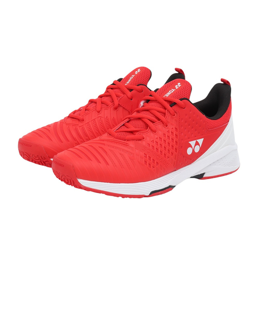 ヨネックス(YONEX)オムニクレーコート用 テニスシューズ レディース パワークッション ソニケージ3 GC SHTS3LGC-713