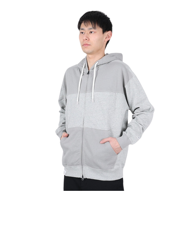 ニューバランス(new balance)パーカー メンズ 900 裏毛 カラーブロック フルジップフーディー AMJ35144AG