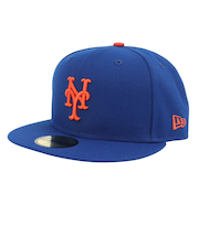ニューエラ（NEW ERA）帽子 59FIFTY MLBオンフィールド ニューヨーク・メッツ ゲーム キャップ 13554988 帽子 吸汗速乾
