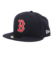 ニューエラ（NEW ERA）帽子 59FIFTY MLBオンフィールド ボストン・レッドソックス ゲーム キャップ 13555014 帽子 吸汗速乾