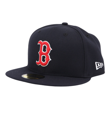 ニューエラ（NEW ERA）帽子 59FIFTY MLBオンフィールド ボストン・レッドソックス ゲーム キャップ 13555014 帽子 吸汗速乾