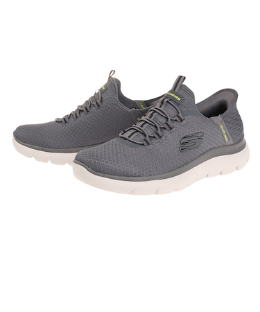 スケッチャーズ（SKECHERS）カジュアルシューズ スリップインズ サミッツ ハイ レンジ グレー 232457-CHAR スニーカー ウォッシャブル 軽量