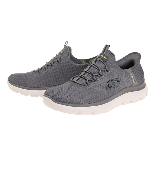 スケッチャーズ（SKECHERS）カジュアルシューズ スリップインズ サミッツ ハイ レンジ グレー 232457-CHAR スニーカー ウォッシャブル 軽量