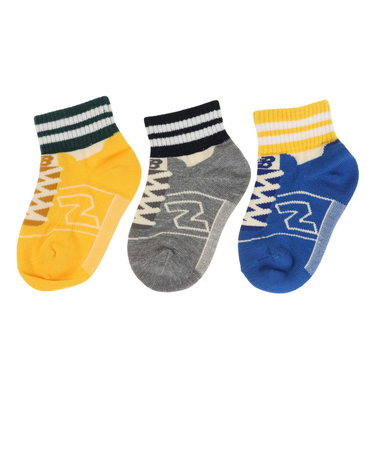 ニューバランス（new balance）ボーイズ 3足組ソックス LAS35623AS1