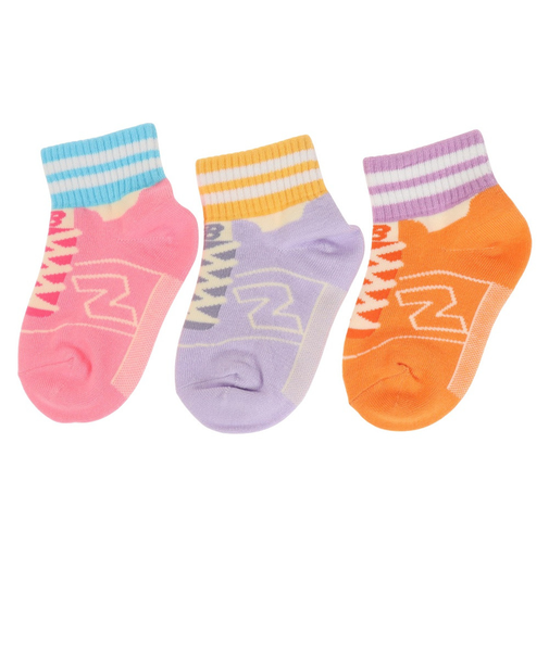 ニューバランス（new balance）ガールズ 3足組ソックス LAS35624AS1