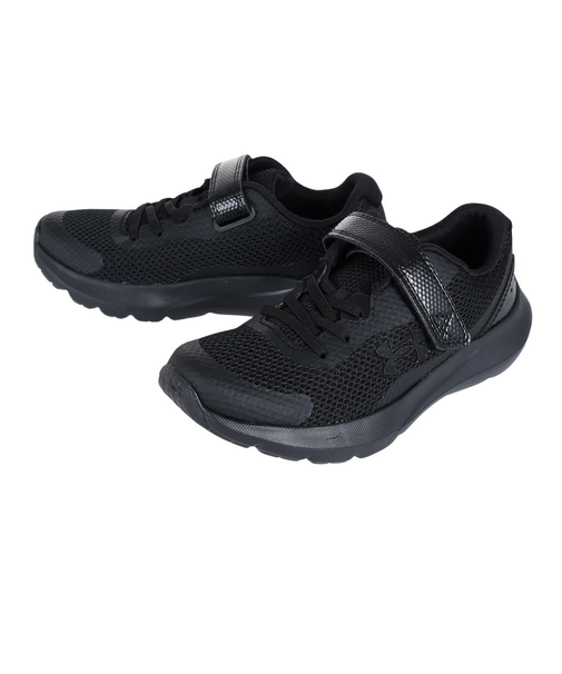 アンダーアーマー（UNDER ARMOUR）ジュニア シューズ サージ 3 AC ブラック 3024990 002 スニーカー スポーツ 軽量 ベルクロ ベル…