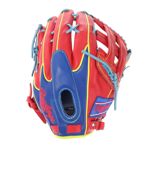 ローリングス（Rawlings）軟式用グラブ 外野手用 野球グローブ 一般 HOH MLB COLOR SYNC GR3HMY795FW-RY/SC