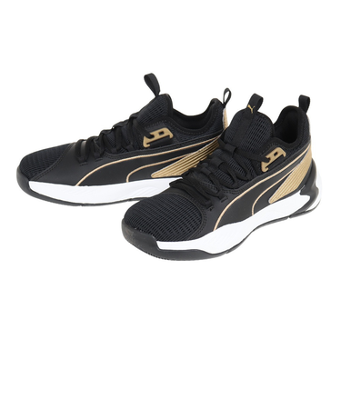 プーマ（PUMA）ジュニア バスケ シューズ バッシュ アップロー BG 軽量 黒 19483406