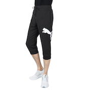プーマ（PUMA）パンツ メンズ ESS+ ビッグ ロゴ 3/4 スウェットパンツ 674929 01 BLK