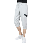 プーマ（PUMA）パンツ メンズ ESS+ ビッグ ロゴ 3/4 スウェットパンツ 674929 04 LGRY