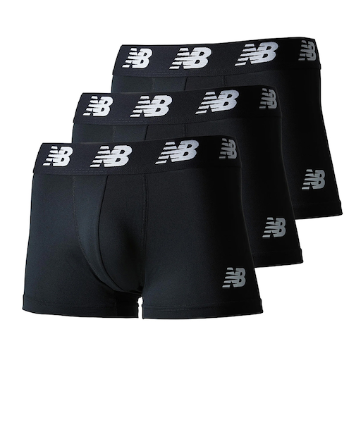 ニューバランス(new balance)プレミアムボクサーパンツ 3インチ 前閉じ 3枚セット USサイズ LAU13009BKK