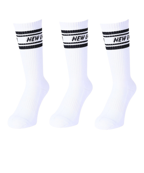 ニューエラ(NEW ERA)ソックス クルー 3足組 ライン 3足組ソックス 13517761
