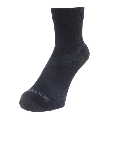 デサント（DESCENTE）ランニングソックス 靴下 MoveSox ブラック DOAVJB02 BK アンクル丈 スポーツ スパイラルサポート