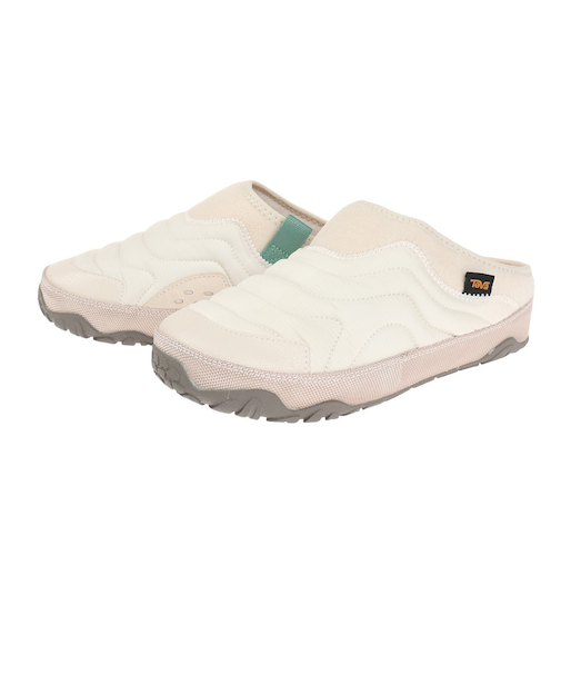 テバ（Teva）モック シューズ リエンバー テレイン ホワイト 1129582-BCTG カジュアル タウン キャンプ スリップオン 防水 軽量
