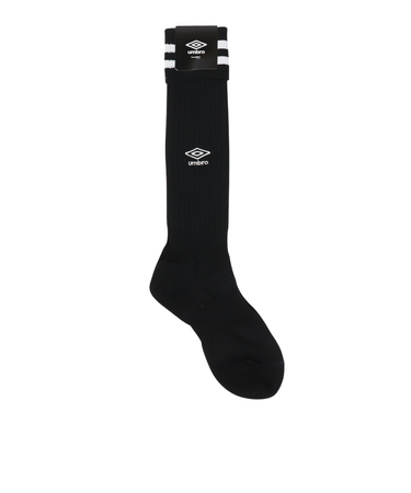 アンブロ(UMBRO)サッカー ソックス 靴下 ラインストッキング 22~24cm UAS8310 BLK24