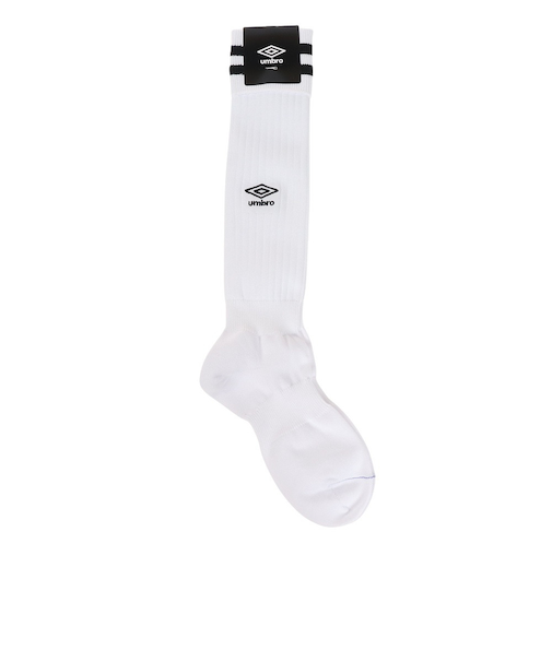 アンブロ（UMBRO）サッカー ソックス 靴下 ラインストッキング UAS8310 WBK24 22-24cm
