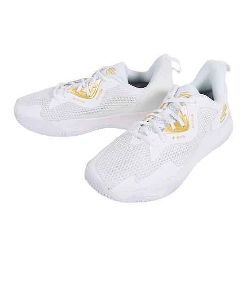 アンダーアーマー（UNDER ARMOUR）バスケットシューズ バッシュ 白 カリー ホバー スプラッシュ 3 3026275 101