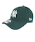 ニューエラ（NEW ERA）帽子 9FORTY ニューヨーク・ヤンキース ダークグリーン×ホワイト キャップ 13552082 MLB 帽子 大きいサイズ