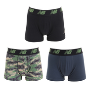 ニューバランス（new balance）プレミアムボクサーパンツ 3インチ 前閉じ 3枚セット USサイズ LAU13009THN