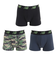ニューバランス（new balance）プレミアムボクサーパンツ 3インチ 前閉じ 3枚セット USサイズ LAU13009THN