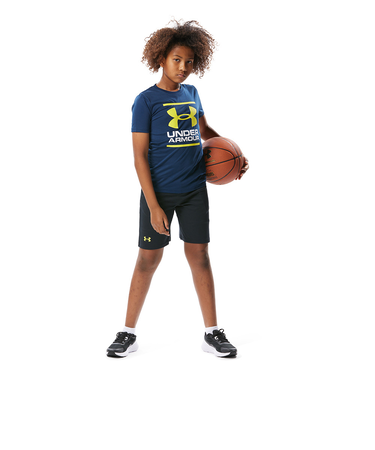 アンダーアーマー（UNDER ARMOUR）半袖Tシャツ ジュニア 上下セット TECH SS 1378275 408