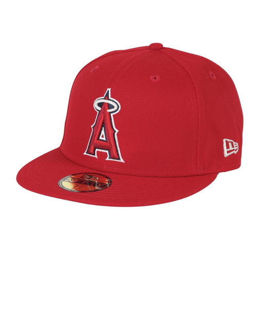 ニューエラ（NEW ERA）キャップ 59FIFTY MLBオンフィールド ロサンゼルス・エンゼルス ゲーム 13554995 帽子 吸汗速乾