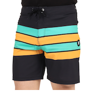 ハーレー（HURLEY）水着 海パン ボードショーツ PHTM EASY 18 22 CQ8596-010 ブラック×グリーン
