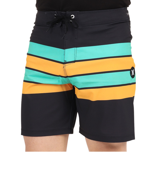 ハーレー（HURLEY）水着 海パン ボードショーツ PHTM EASY 18 22 CQ8596-010 ブラック×グリーン