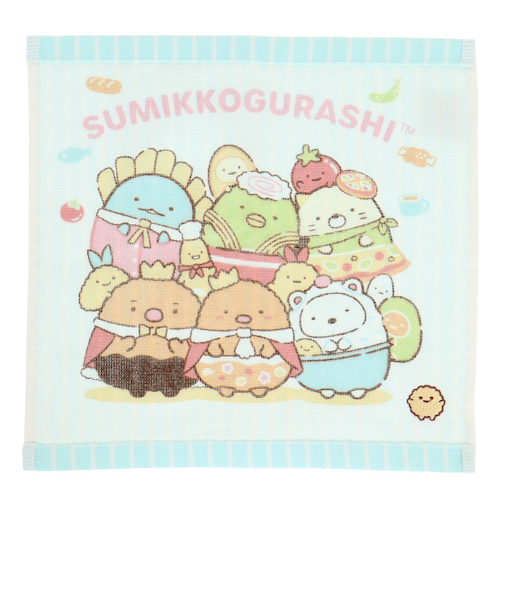 ミニタオル ようこそ!たべものおうこく CM40801