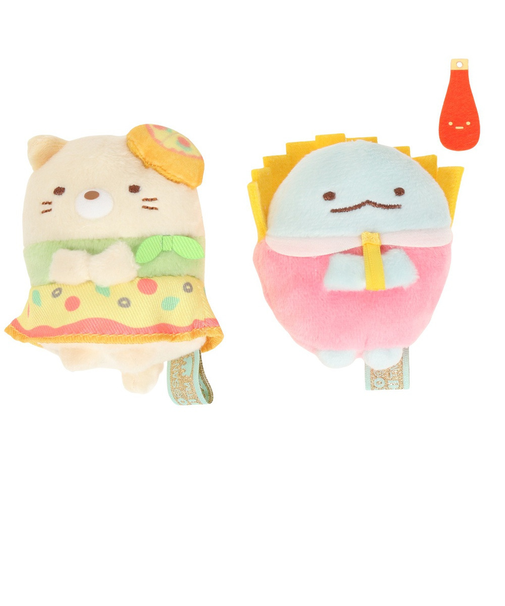 てのりぬいぐるみセット ねこ(ピザ)&とかげ(ポテト) MF92801