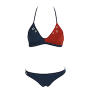 ハーレー（HURLEY）水着 ビキニ セット QD STARS SURF GBWQD1718-434