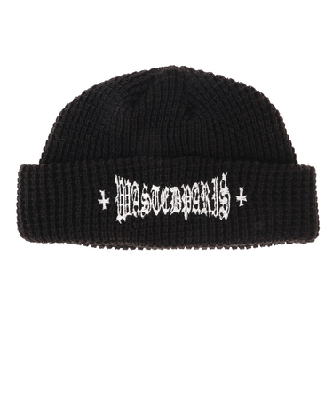 ロンドンクロス ワッフル ビーニー 23SSD3-07214-004-BK