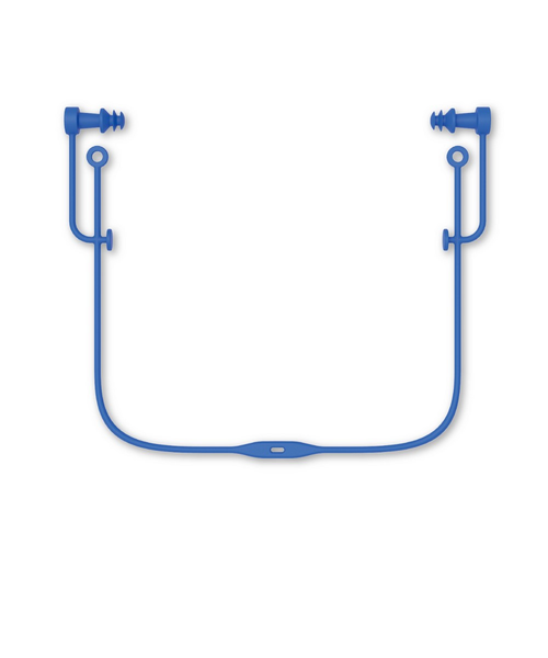 スワンズ（SWANS）水泳 シリコーン耳栓 コード付き 大人用 SA-57AB BL