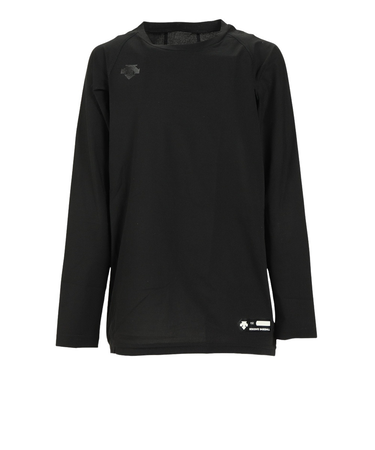 デサント（DESCENTE）野球ユニフォーム 練習着 ジュニア丸首長袖アンダーシャツ JSTD-771B BLK 速乾