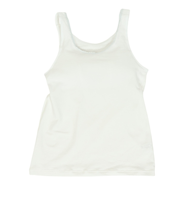 キャミソール  白 インナー はつブラ カップ付 4025 WHT