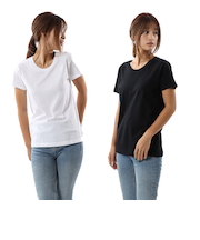 ヘインズ（Hanes）半袖 Tシャツ レディース クルーネック 2枚組 HW5320 998