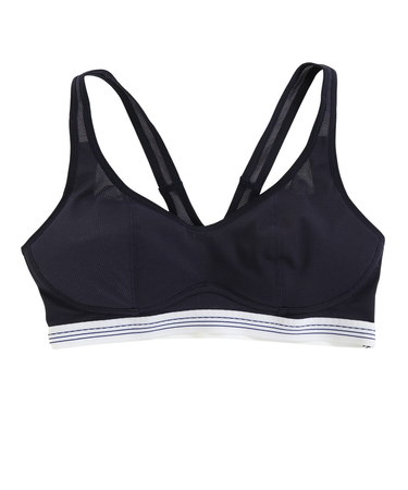 ブラ スポーツブラ さらさらデイリー ハーフトップ NVY 4021