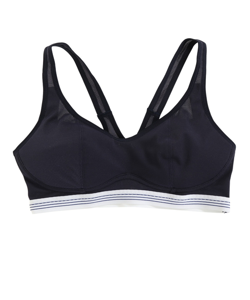 ブラ スポーツブラ さらさらデイリー ハーフトップ NVY 4021