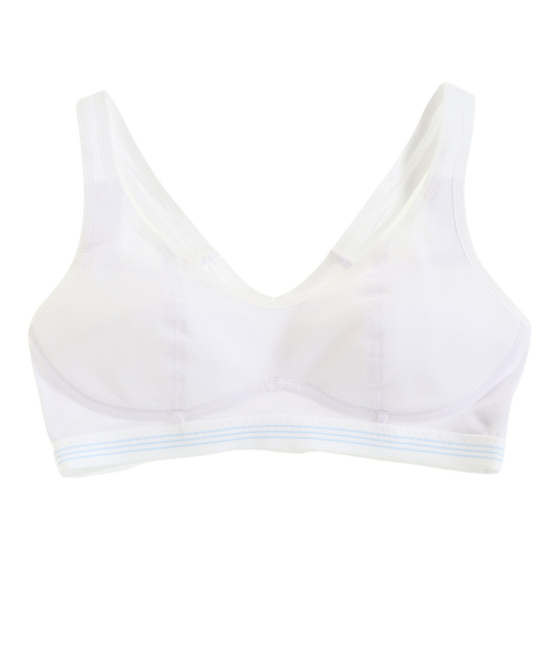 ブラ スポーツブラ さらさらデイリー ハーフトップ WHT 4021