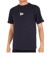 ニューエラ（NEW ERA）半袖　tシャツ ワンポイント ロゴt　ネイビー Flag Logo Mini フラッグロゴ 13534571