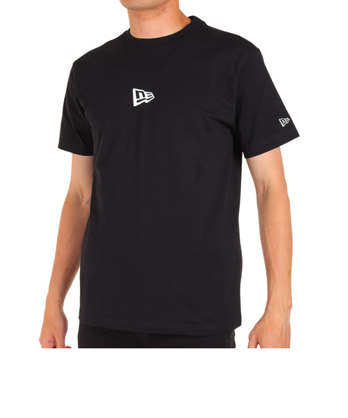 ニューエラ（NEW ERA）tシャツ 半袖 ワンポイント ブラック 黒 Flag Logo Mini フラッグロゴ 13534573