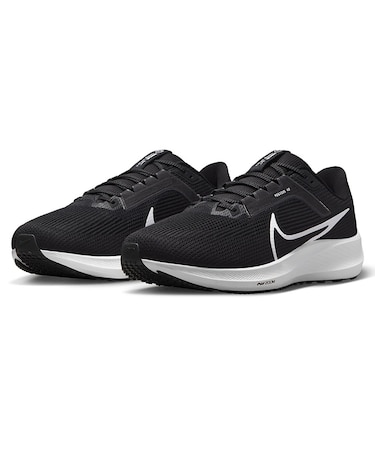 ナイキ（NIKE）ランニングシューズ エア ズーム ペガサス 40 ワイド ブラック DV7480-001 スニーカー トレーニング ジョギング 軽量